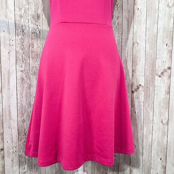 Women's Old Navy Dress | Sleeveless | Small | Fit And Flare | Knee Length | Pink - Picture 8 of 16